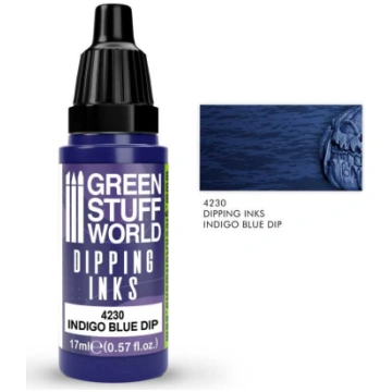 Dipping ink 17 ml - Indigo Blue Dip Green Stuff 84