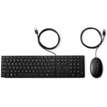 HP 320MK USB Wired Desktop Keyboard Mouse Combo Re