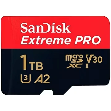 SanDisk Extreme Pro, microSDXC, 1TB, UHS-I, U3, V3