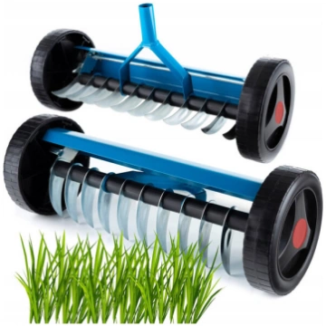 Rokas aerators, zāliena kaplis uz riteņiem Gotel