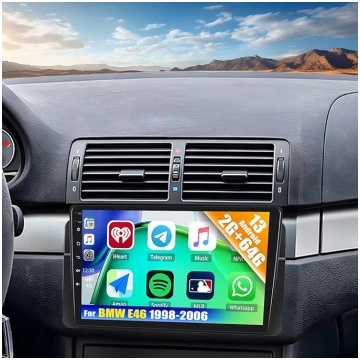 [8-core 2+64GB] CAMECHO Android 13 auto radio BMW 