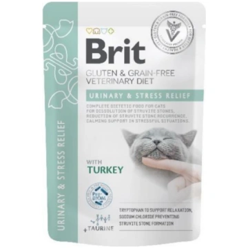 Brit GF Veterinary Diets Urinary konservi ar tītar