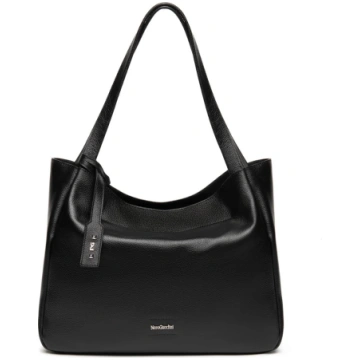 Borsa a spalla in Pelle Nera NeroGiardini Nero Gia