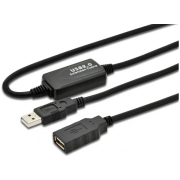 Active USB 2.0 ext. cable, 10m MicroConnect USB2.0