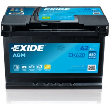 EXIDE - EK620 - 12V | 680A | 62Ah