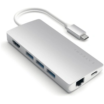 Satechi USB-C Adapter 4K Multiport V2 Silver ST-TC