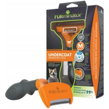 FURminator deShedding ķemme M garā apaļa. Suņiem