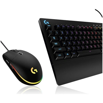 Logitech G 213 Prodigy Gaming Keyboard + Logitech 