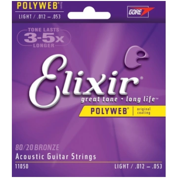 Elixir 11050 Light (12-53) PW - acoustic guitar st