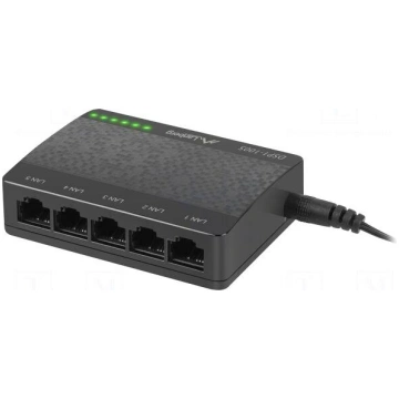 Switch Ethernet | RJ45 socket x5 | PnP,LED status 