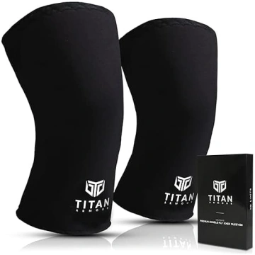 Titan Armour® Knee Wraps Weightlifting - 7 mm dubu