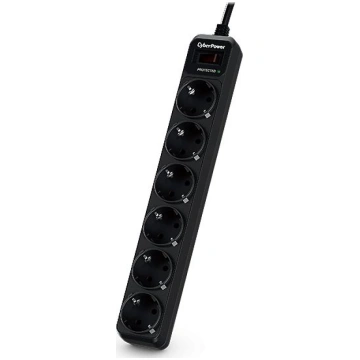 CyberPower Essential 6 x Schuko Surge protector B0
