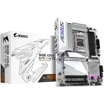 GIGABYTE B650E AORUS Elite X AX ICE ATX Mainboard 