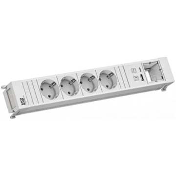 Bachmann POWER FRAME 4xCEE7/3 1xCM 1xUSB A/C 22W 0