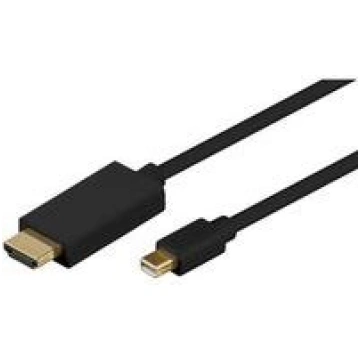 MicroConnect Mini Displayport-HDMI M-M 3m incl. au