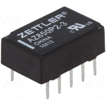 Relay: electromagnetic | DPDT | Ucoil: 3VDC | 0.5A