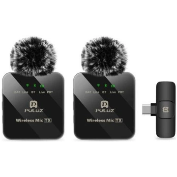 Wireless Lavalier Dual Microphone for Type-C Phone