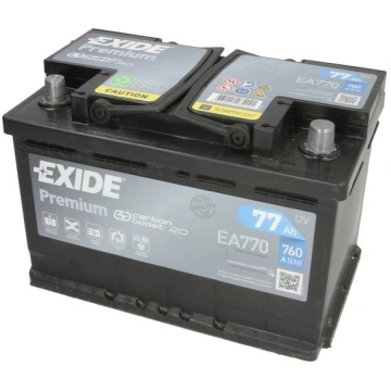 Akumulators 77Ah,760A,12V Exide