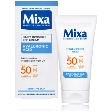 Mixa Daily Invisible SPF Cream SPF50 aizsargājošs 