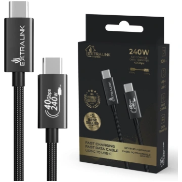 Extralink Smart Life USB Type-C to Type-C Cable Br