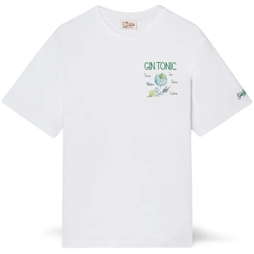 T-Shirt uomo Portofino Gin Tonic Bianco - XL