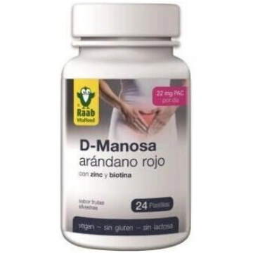 D-Mannose - Cranberry 24 Tablets Raab Vitalfood