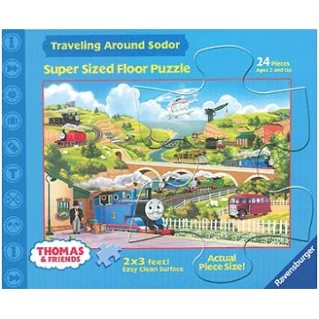 Ravensburger Grīdas puzle, 24 gab., Tomass un drau