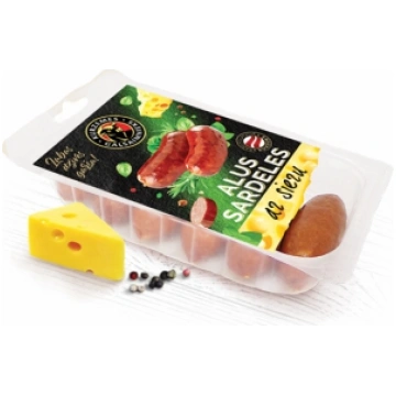 SARDELES ALUS AR SIERU KARSTI KŪPINĀTAS 420G KGS