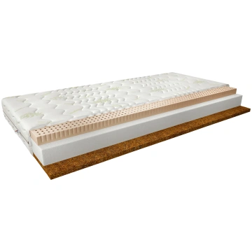 Lateksa matracis Mokka 120x200 Aloevera, balts Elt