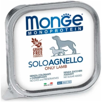 Monge Dog Monoprotein Pate Only Lamb 150 g | 80094
