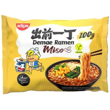 Ātri pagatavojamas nūdeles NISSIN Ramen Miso 100g