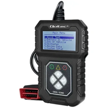 Qoltec digitālais OBD2 EOBD diagnostikas testeris 