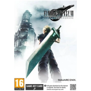 Final Fantasy VII Remake Intergrade Game Key Card