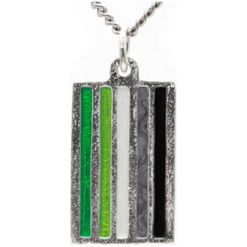 Aromantic PRIDE Necklace - Sterling Silver 20" Box
