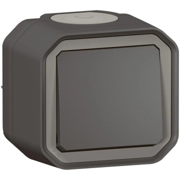 NEW PLEXO IP55 antracīta virsapmetuma spiedpoga LE