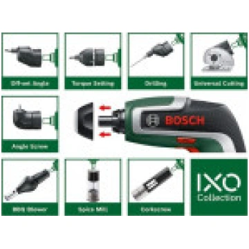 Bosch Powertools bezvada skrūvgriezis IXO 7 komple