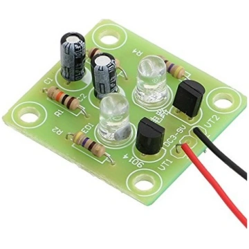 Triode Transistor Multivibrator LED ROBOTOP.lv