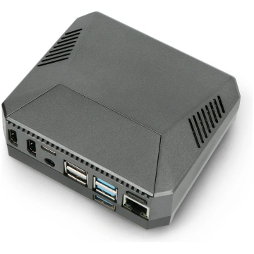 Alumīnija korpuss Raspberry Pi 4B ar ventilatoru A
