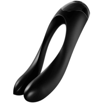 SATISFYER - VIBRATORE DA DITO CANDY CANE ARANCIONE