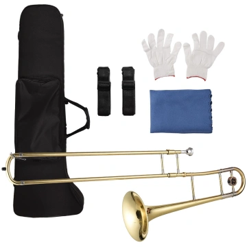 Bb tenora trombons iesācējiem studentiem ar misiņa