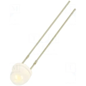 LED | white warm | 4.8mm | 1560mcd | 140° | Front: