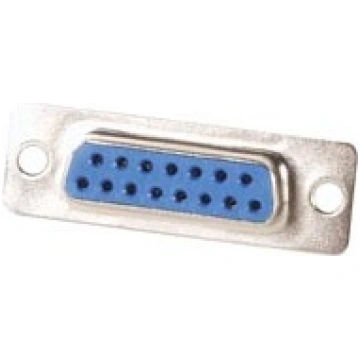 FEMALE 15-PIN SUB-D CONNECTOR - CHASSIS MOUNTING |