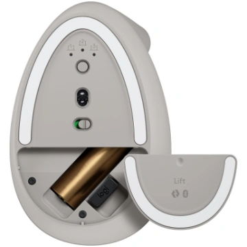 Mysz Logitech Lift Vertical Ergonomic szara (910-0