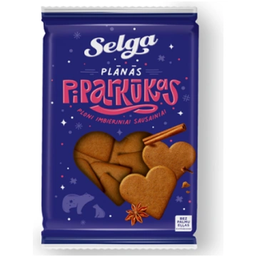 Plānas piparkūkas Selga, 500g LA000263