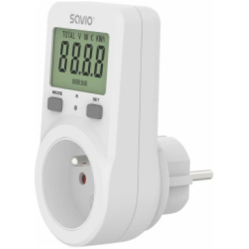 Elektriskais skaitītājs Savio Power Meter with LCD