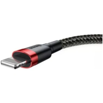 Baseus Cafule USB Lightning Cable 2 4A 0 5m (Red+B