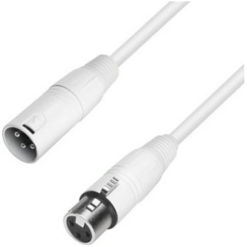 Adam Hall Cables 4 STAR K4MMF0250-SNOW 2.5 m XLR k