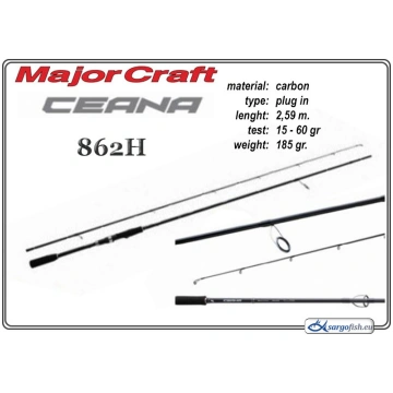 Makšķerkāts MAJOR CRAFT Ceana - 259, 15-60 | MC-CN