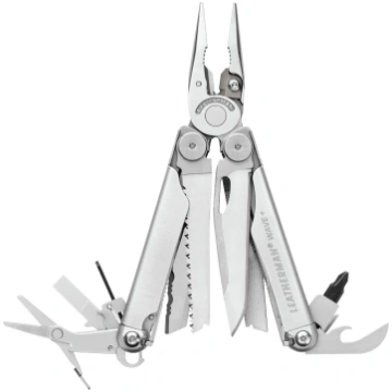 Leatherman Wave+ Multifunction Tool, Stainless Ste