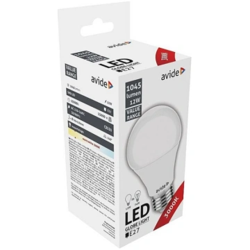 Avide LED spuldze, 12W, E27, 3000K